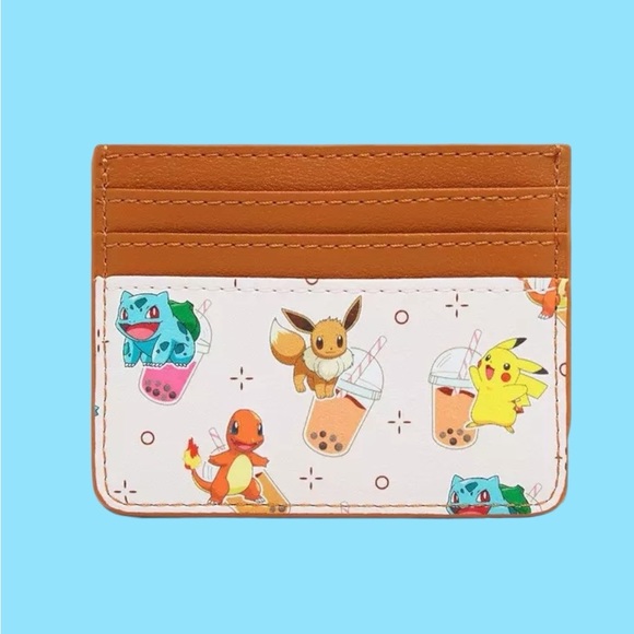 Loungefly Pokemon Boba Mini Backpack and Cardholder NWT - Picture 6 of 6